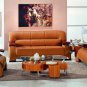 2033 - Modern Bonded Leather Sofa Set