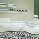 8026 - Modern Bonded Leather Sectional Sofa