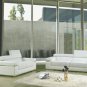 8020 - Modern Bonded Leather Sectional Sofa