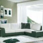 8014 - Modern Bonded Leather Sectional Sofa