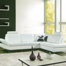 8013 - Modern Bonded Leather Sectional Sofa