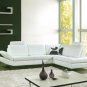 8013 - Modern Bonded Leather Sectional Sofa