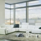 8010B - Modern Bonded Leather Sectional Sofa