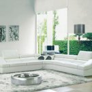 8002 - Modern Bonded Leather Sectional Sofa