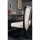 Armani Xavira Transitional X leg Dining Side Chair