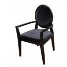 AA026 - Transitional Fabric High Gloss Chair