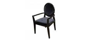 AA026 - Transitional Fabric High Gloss Chair
