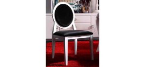 Armani White Lacquer Dining Chair