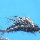 Trout Flies-1 Dozen Stonefly Black #10-Fly Fishing Flies