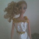 Golden dream OOAK wedding dress for Barbie