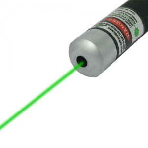 Green Beam Laser Pointer Pen 50mw 405nm (Black Color)