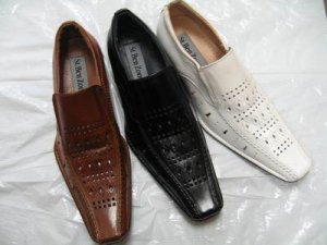 White Geuine Leather Dressing Shoes