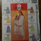 McCall's 9285 Children's and Girls' Dress and Jacket Size CJ 10-12-14