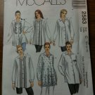 McCall's 2583 Misses' Shirts Size C 10-12-14