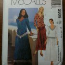 McCall's 2809 Misses'/Miss Petite Two-Piece Dress Size D 12-14-16