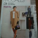 McCall's 2400 Misses' Unlined Jacket in Two Lengths, Top, Pull-on Pants and Skirt Size F 16-18-20