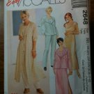 McCall's 2648 Women's Duster or Jacket, Dress or Top and Pull-on Pants Size KK