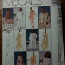 McCall's 2531 Misses' Duster, Jacket, Top, Pants, Skirt and Stole Size C 10-12-14