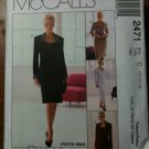 McCall's 2471 Misses' Lined Dress or Jacket and Skirt in Two Lengths Size C 10-12-14