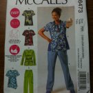 NEW McCall's 6473 Misses' and Women's Tops and Pants Size RR