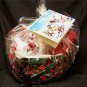 Dog Pet Gift Christmas Basket -Toy Chews Holistic Treats Shampoo Fine Art Card