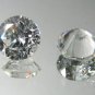 Pair of 1.25 CT ROUND CUT RUSSIAN LAB DIAMOND SIM 7MM