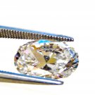 OVAL CUT RUSSIAN LAB DIAMOND 15 MM X 12 MM