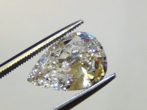 1.0CT PEAR CUT RUSSIAN LAB DIAMOND 8 X 5MM