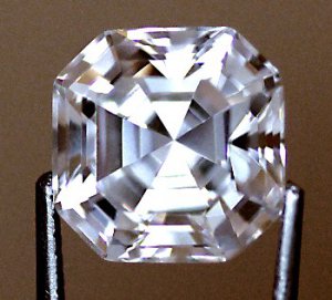 1.75 CT ASSCHER CUT RUSSIAN LAB DIAMOND SIM 6MM X 6MM