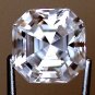 2.0 CT ASSCHER CUT RUSSIAN LAB DIAMOND SIM 7.5 X 7.5MM
