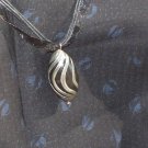 Black and silver spiral