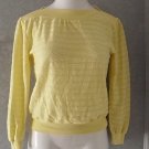 Vintage Pale Yellow Ladies Mod Sweater