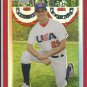 2010 BOWMAN CHROME JAMESON TAILLON RED REFDRACTOR USA RC /5