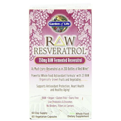 Garden of Life RAW Resveratrol, 60 Capsules