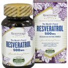 Reserveage Organic Resveratrol 500 Mg 60 Capsules  LOWEST PRICE FREE SHIPPING