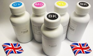 Sublimation Ink, Dye Sublimation Inks - CMYKK - 5 Colors for all Epson printers