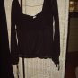 BLACK PANT SUIT EARLY 80's