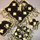 Mommy & Me poncho/hat set