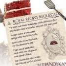 Cinderella Fairy Tale Wedding Favors Recipe Cards