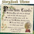 Wedding Favors Storybook Fairytale Prediction Cards