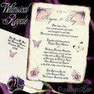 Wedding Scroll Invitations Whimsical Royal Fairy Pkg