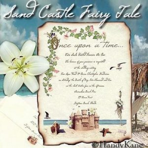 Beach Wedding Invitations Scrolls