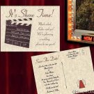 Hollywood Movie Wedding Party Save The Date Post Cards