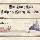 Winter Carriage Wedding Favors Seating Place Cards