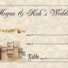 Sandcastle Beach Wedding Favors Seating Place Cards