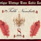 Wedding Favors Antique Vintage Love Table Cards