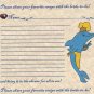 Dolphin Chef Wedding Bridal Shower Favors Recipe Cards