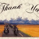 Biker Mortorcycle Wedding Favors Thank You Cards