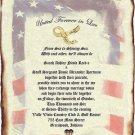 Wedding Scroll Invitations Patriotic Military Theme