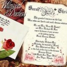 Wedding Scroll Invitations Whimsical Duchess Rose Fairy